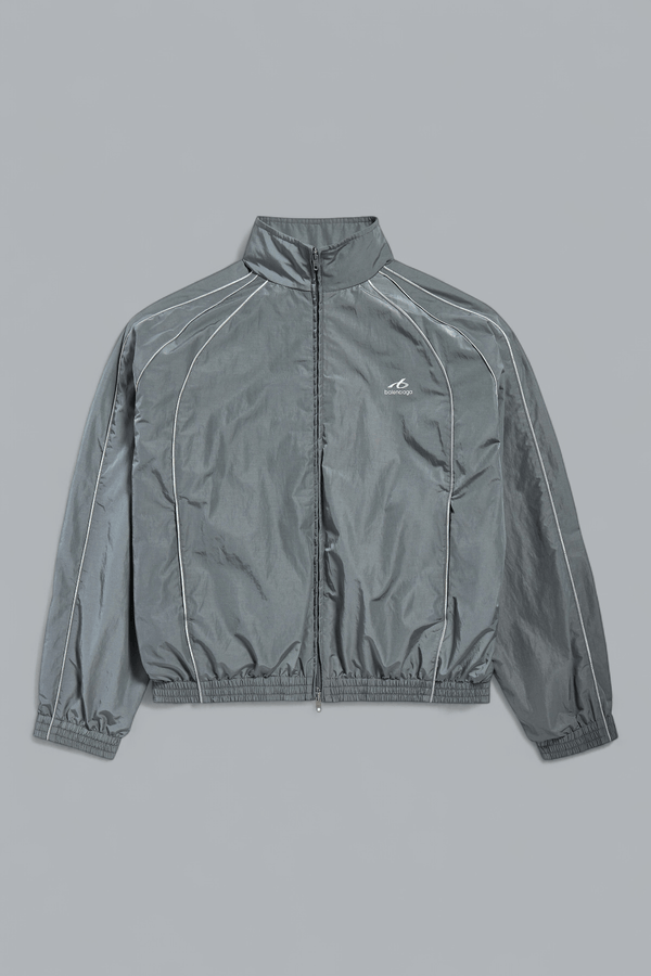 TECHNO COTTON POPLIN BODIES TRACK JACKET