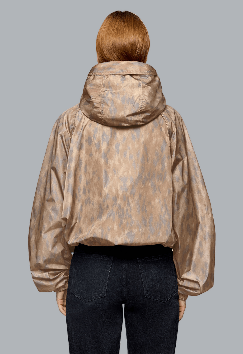 Printed Flyweight Nylon Jacket