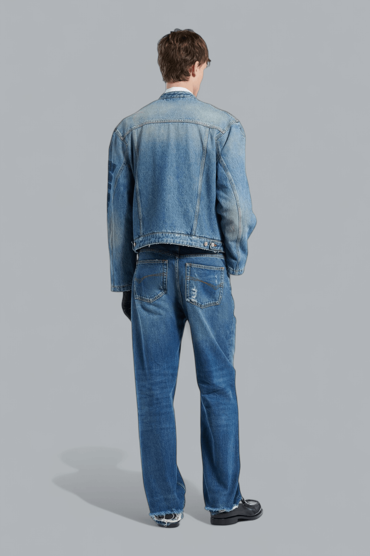 SQUEEZE MOTORCYCLE DENIM JACKET