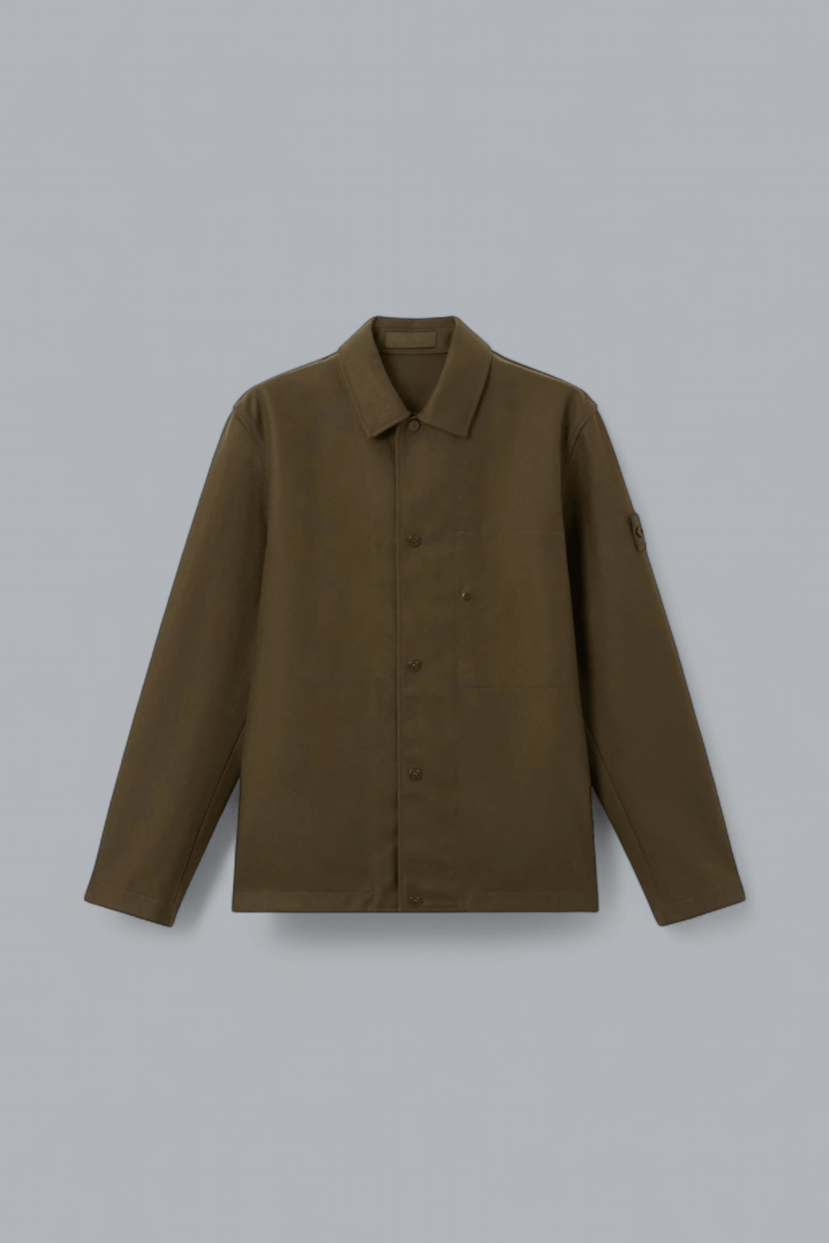 WOOL NYLON FLANNEL GHOST OVERSHIRT