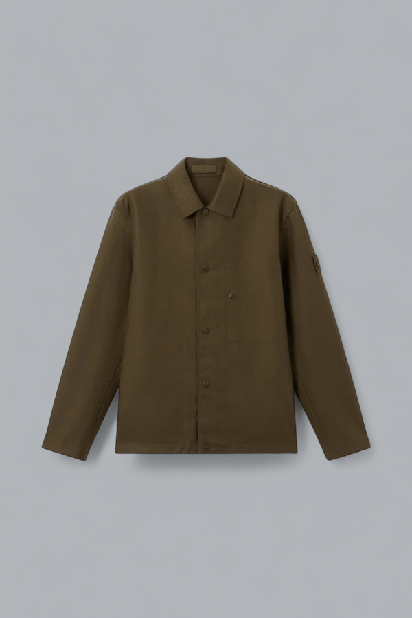 WOOL NYLON FLANNEL GHOST OVERSHIRT
