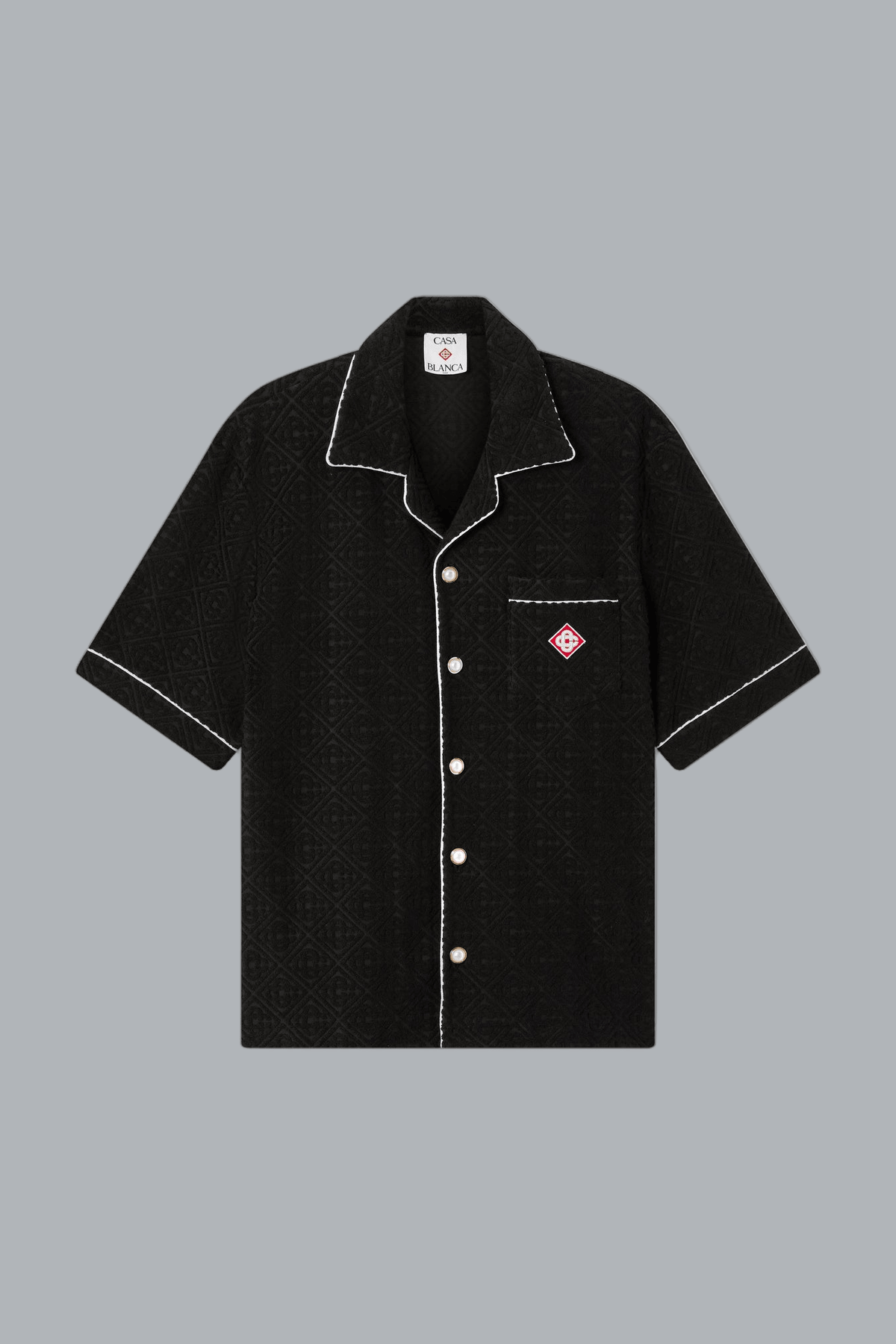 TOWELLING MONOGRAM SHIRT