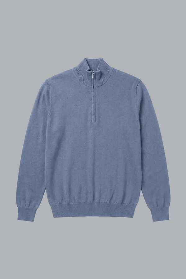 Zip Up Mock Neck