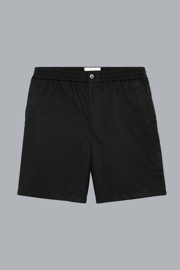 Zwarte shorts met elastische tailleband
