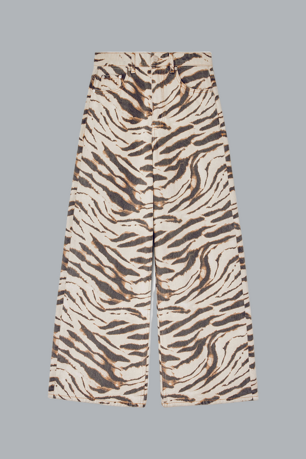 PRINTED DENIM LARI JEANS