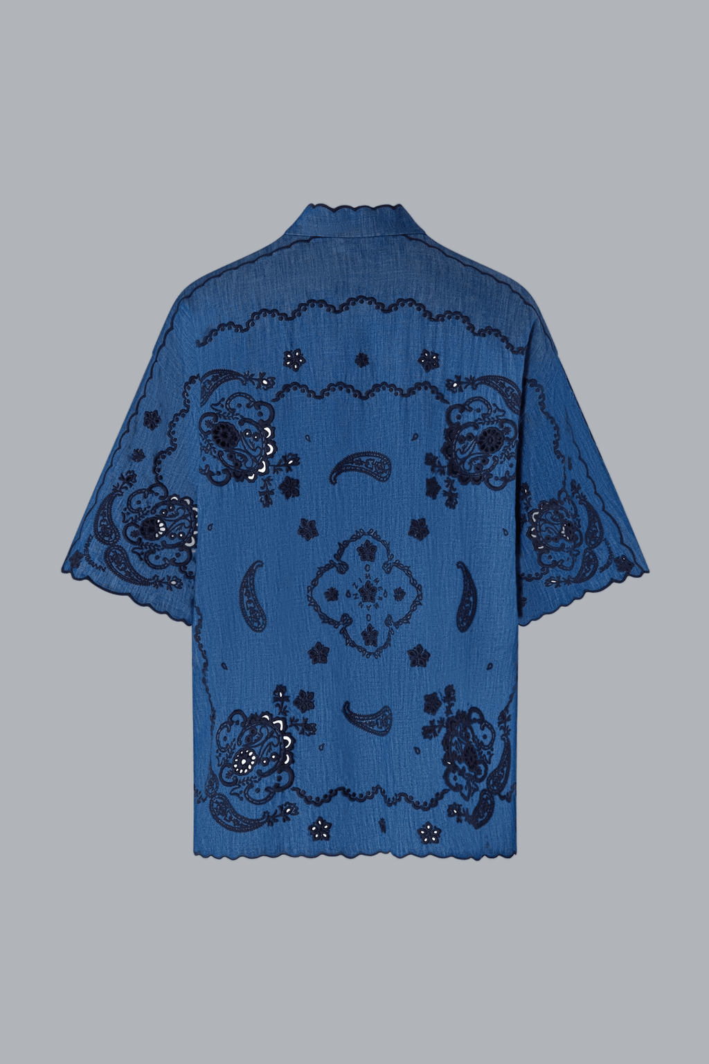 ASTER EMBROIDERED DENIM SHIRT