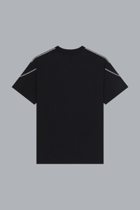 COUTURE SEAM CONTRASTED STITCH T-SHIRT