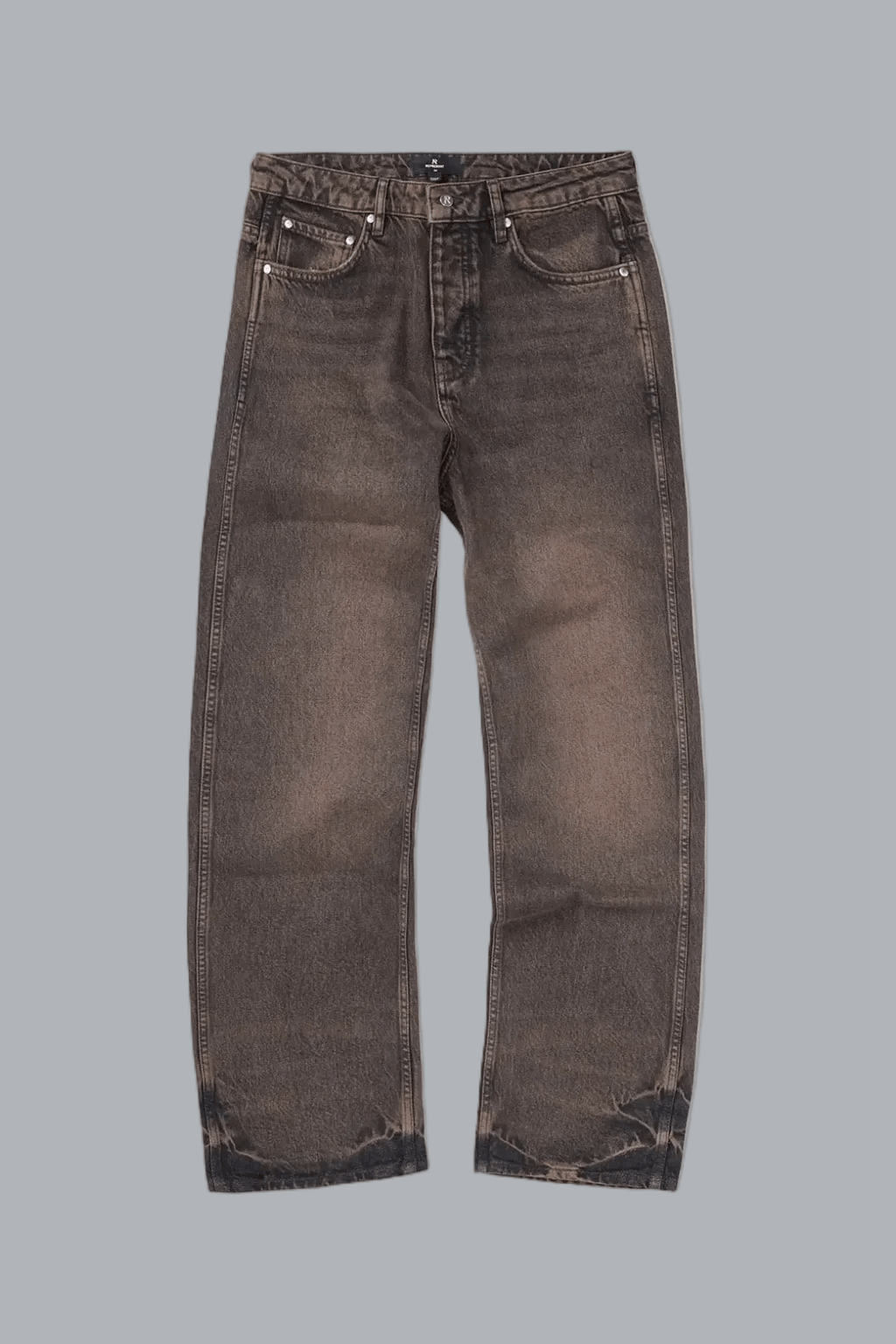 R2 rechte pijpen jeans taupe