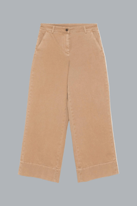 MONCLER WIDE LEG PANTS Beige WOMEN