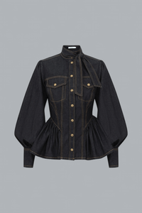 DENIM FITTED SHIRT