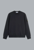ORGANIC COTTON FLEECE SWEATSHIRT NAVY BLUE