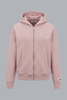 Washed A Logo Zip Through Hoodie