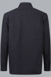 S.I. GHOST COTTON LINEN CANVAS SHIRTS NAVY BLUE