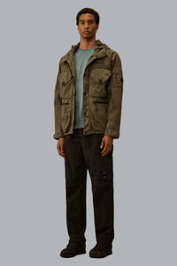 MICRO-REPS BOXY CARGO LENS BROEK ZWART