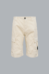 STRETCH SATEEN CARGO LENS SHORTS