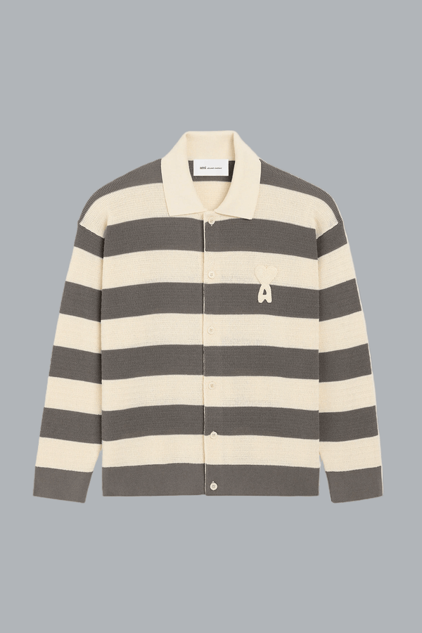 Polo-Cardigan, ADC, Weiß