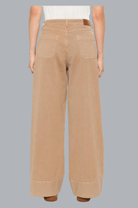 MONCLER WIDE LEG PANTS Beige WOMEN