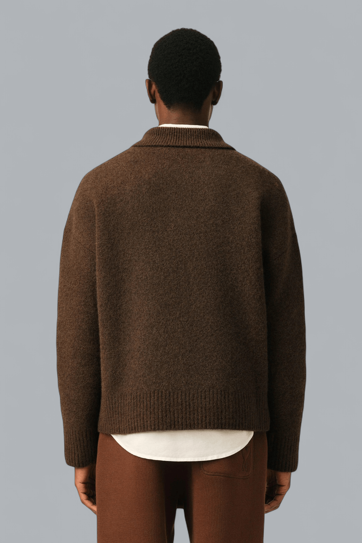 ALPACA KNIT AMI DE COEUR POLO SHIRT