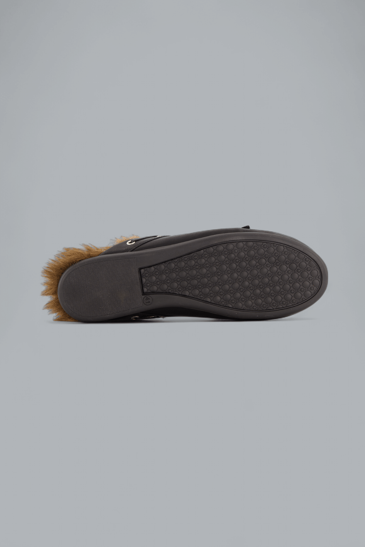 BOAT LOAFERS MULE HAIRY FUR