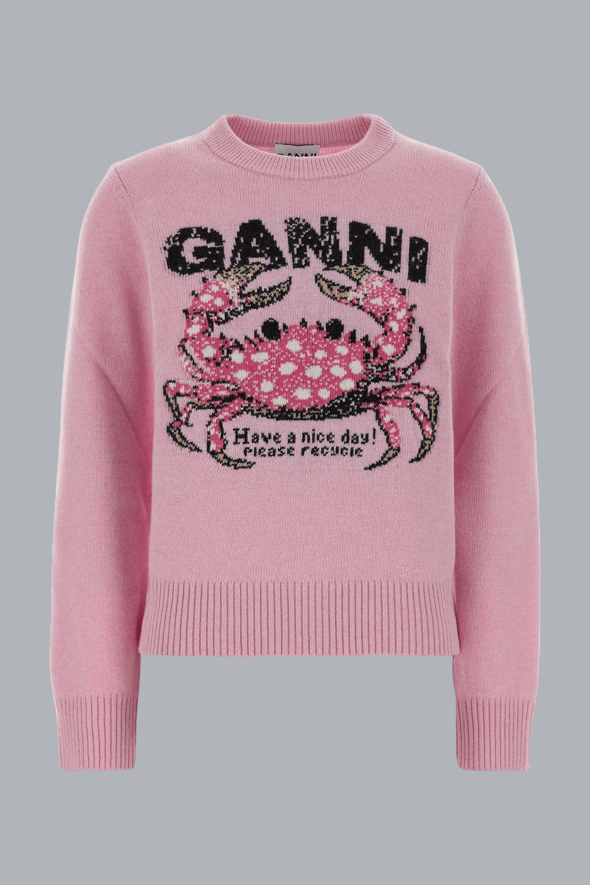 CRAB GRAPHIC WOOL CREWNECK
