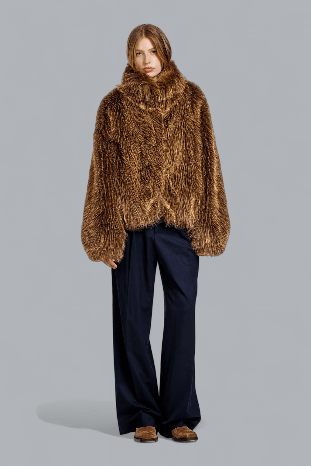 ALLY FAUX FUR JACKET