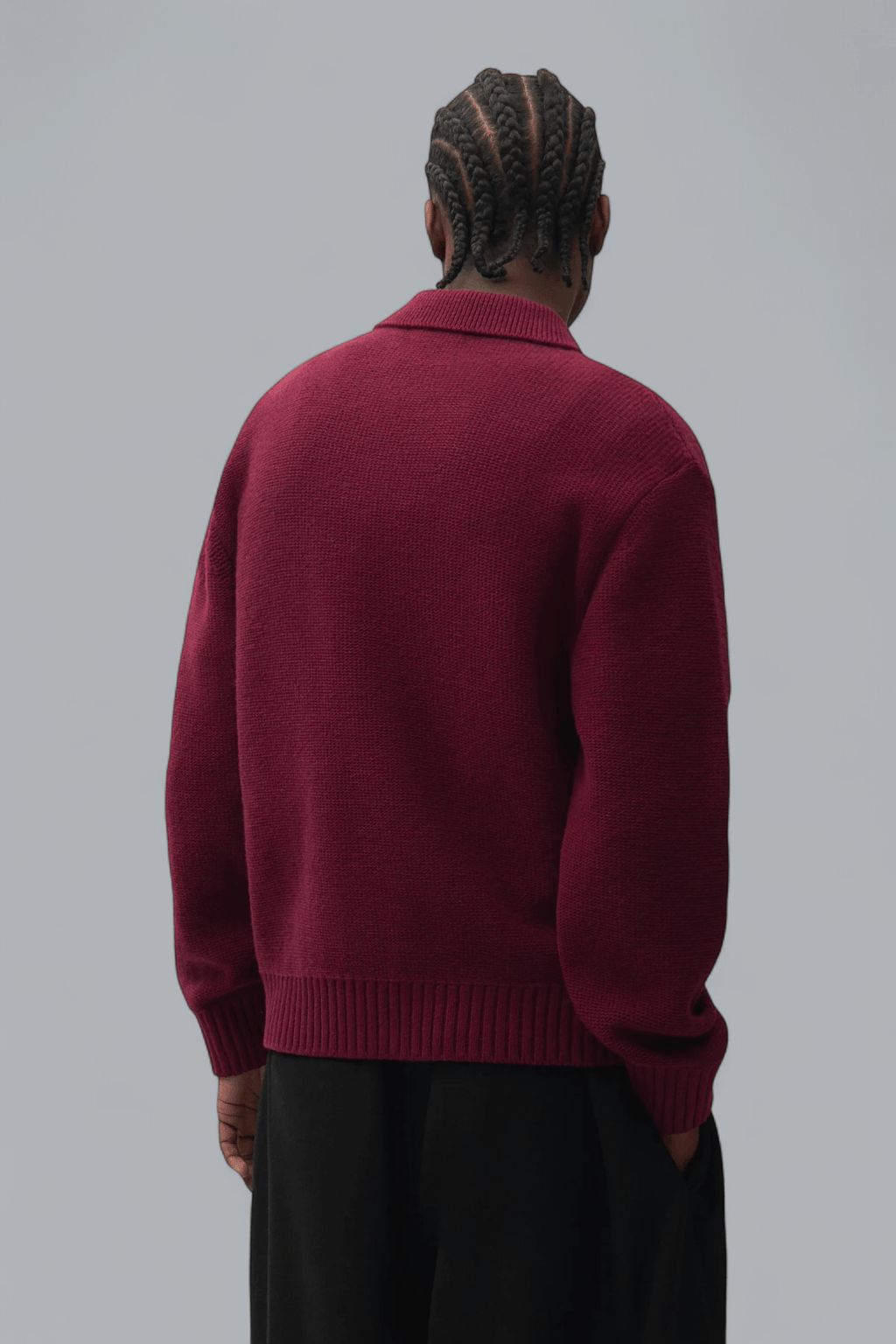 STENCIL ZIP CARDIGAN