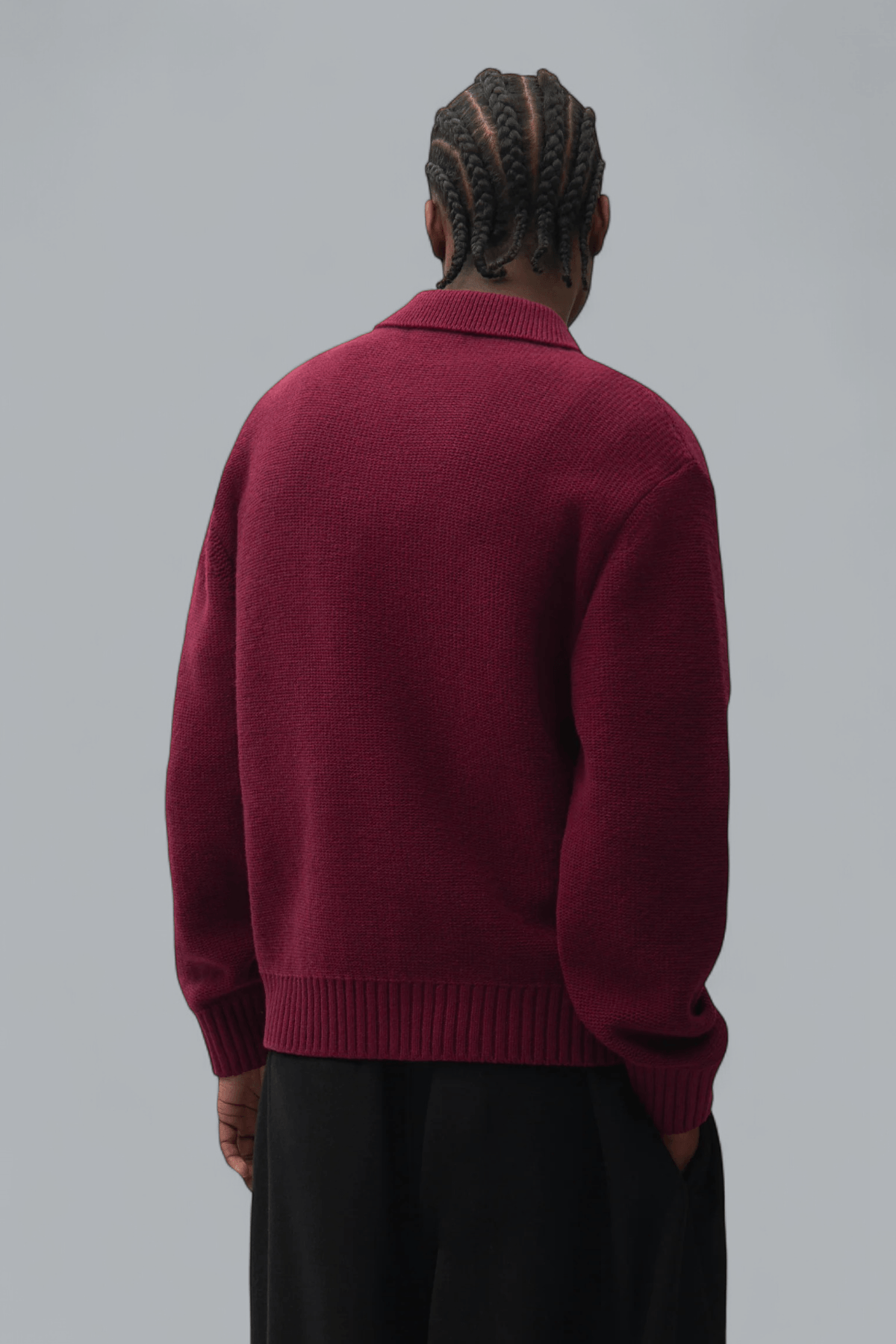 STENCIL ZIP CARDIGAN