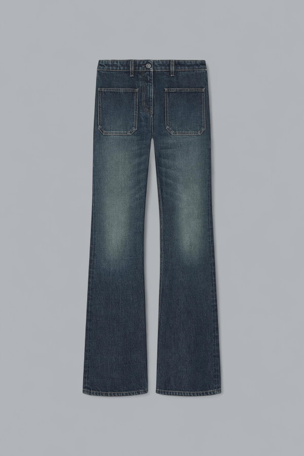 VINTAGE DENIM FLARED JEANS