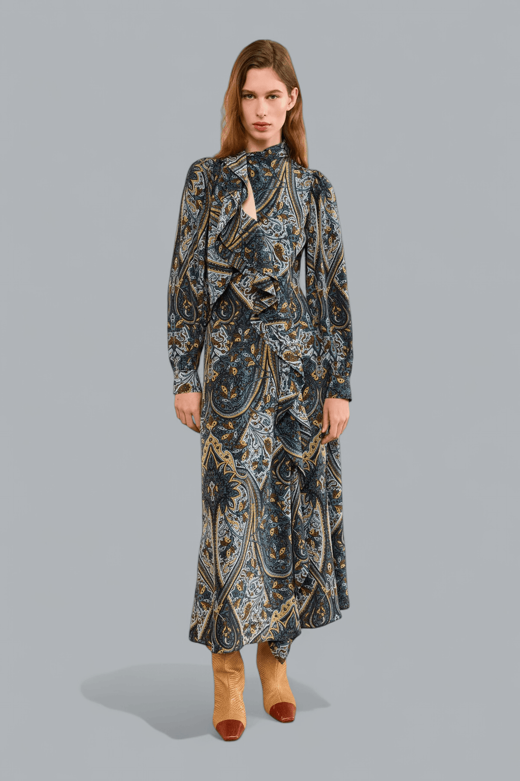 SABRINA SILK MAXI DRESS