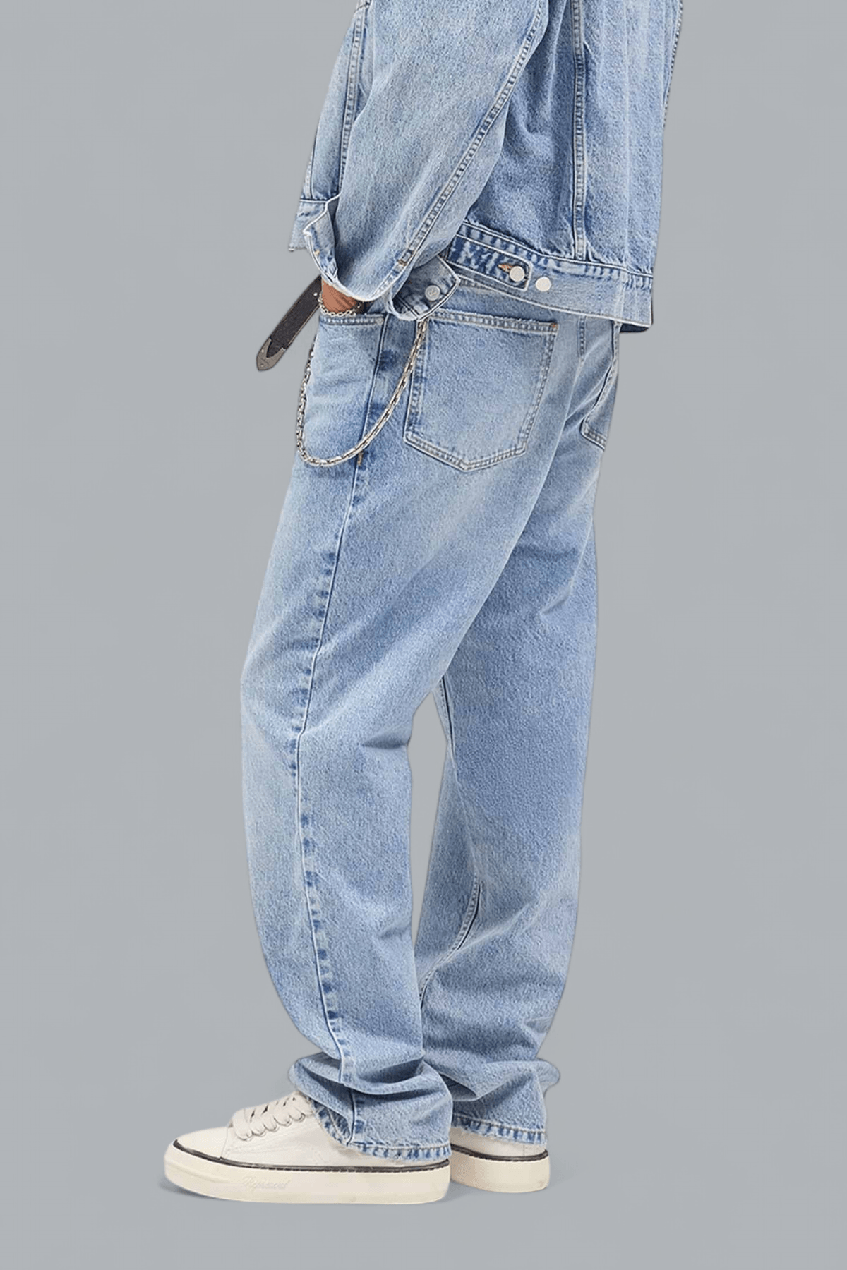 HEATON DENIM STRAIGHT JEANS
