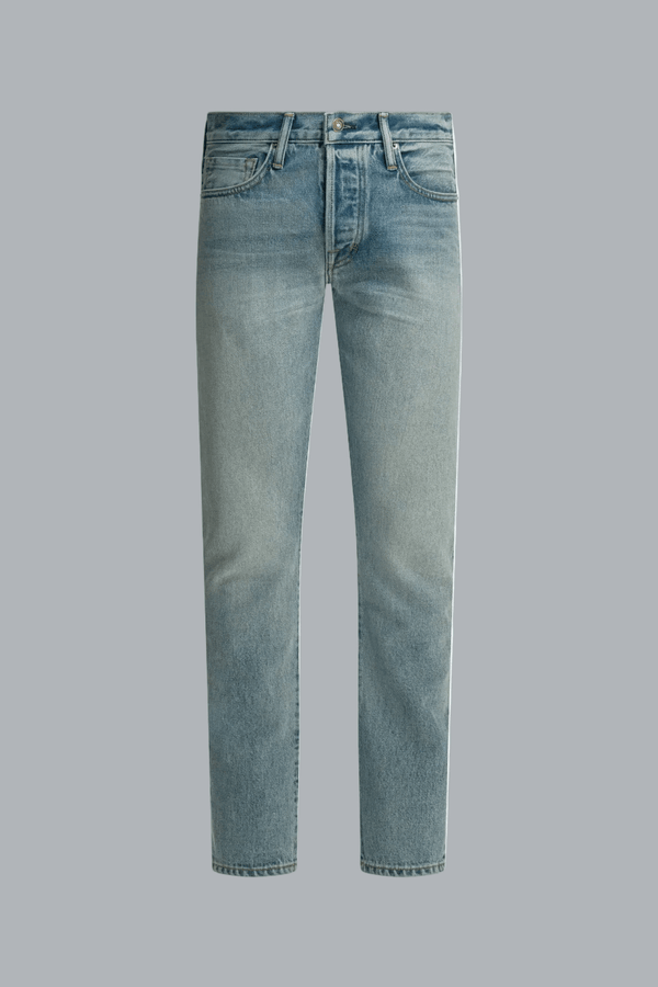 Rechte jeans van selvedge denim