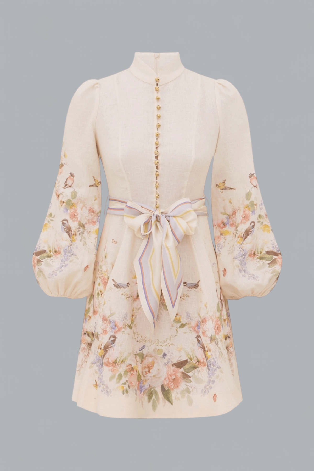 VALIANT BUTTON MINI DRESS