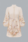VALIANT BUTTON MINI DRESS