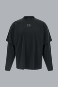 DOUBLE SLEEVE T-SHIRT BLACK