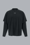 DOUBLE SLEEVE T-SHIRT BLACK