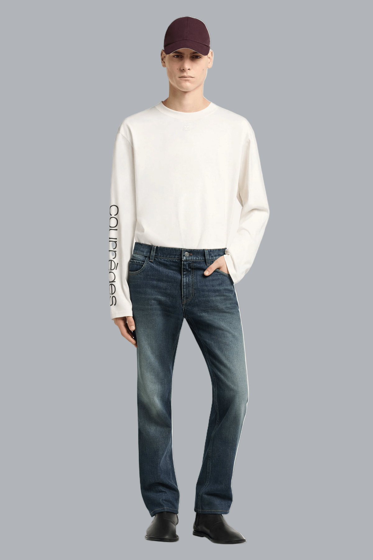 LOGO PRINT LONG SLEEVE T-SHIRT