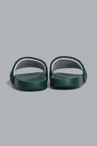 GEBORDUURDE BADSTOF SLIPPERS