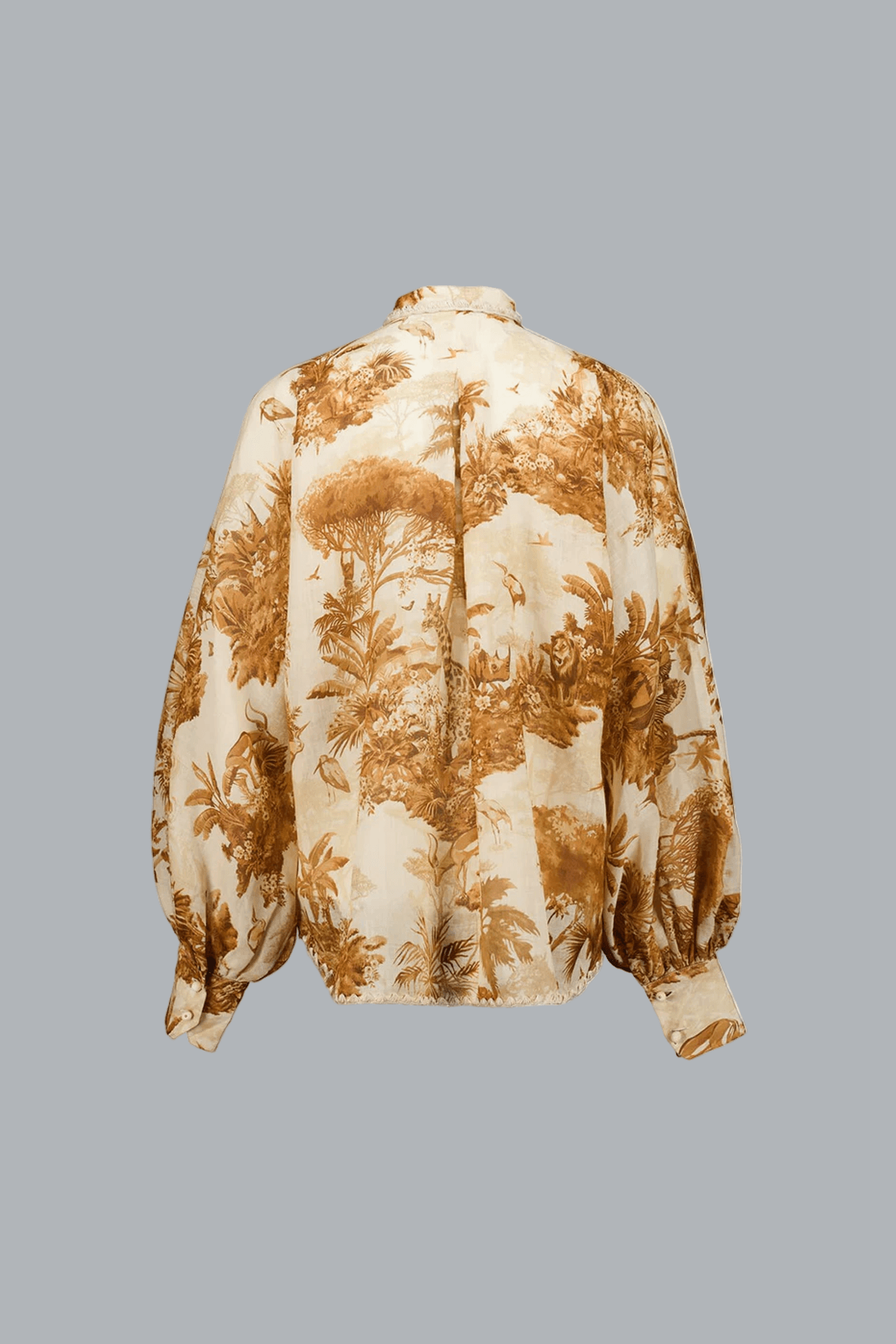 INDRA SAFARI TIE BLOUSE