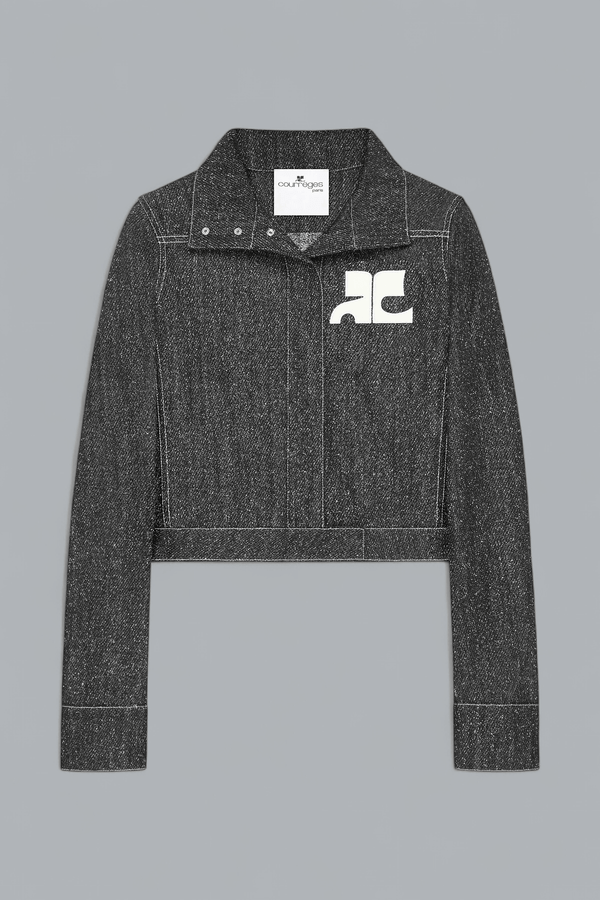 DENIM TWEED JACKET