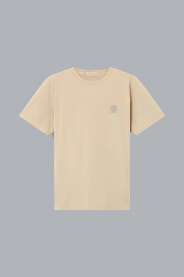 ORGANIC COTTON JERSEY CREPE GHOST T-SHIRT