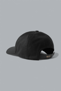 LOGO-EMBROIDERED LEATHER-TRIMMED COTTON-TWILL CAP