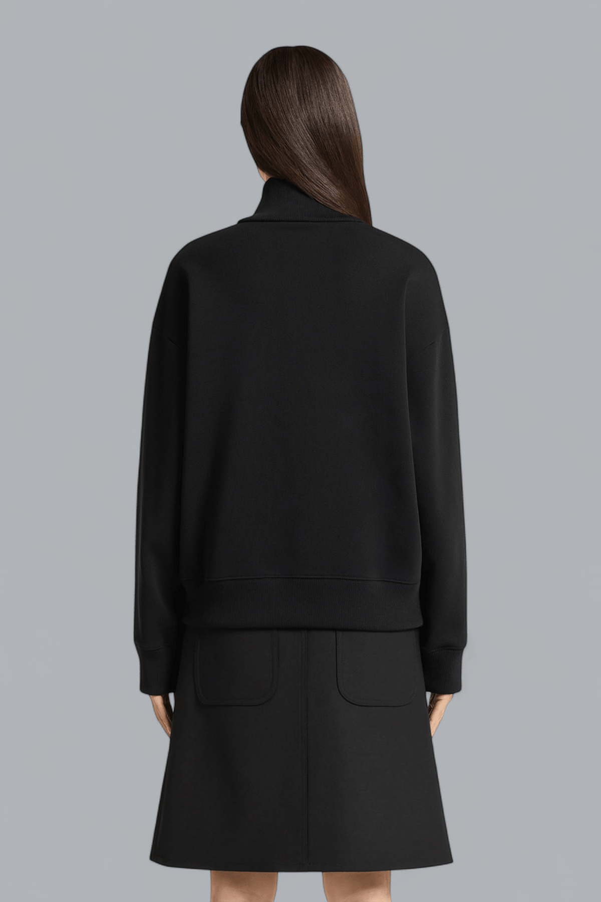 FLEECE ZIP UP SWEATER