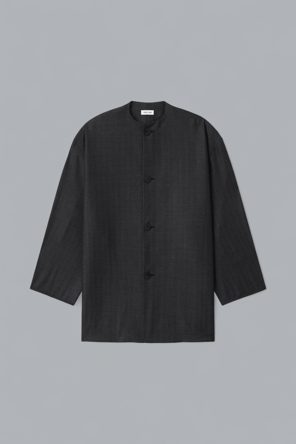 COLLARLESS SPORT JACKET