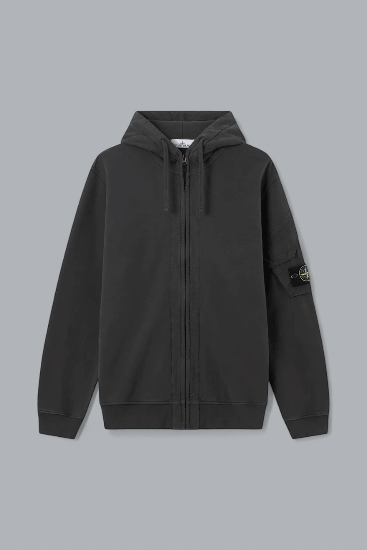 BRUSHED ORGANIC COTTON FLEECE HOODIE