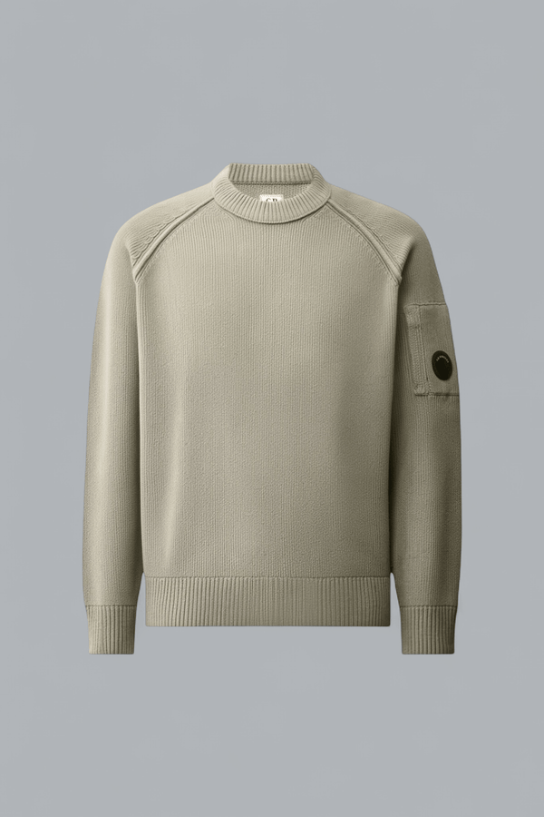 CHENILLE COTTON LENS CREWNECK