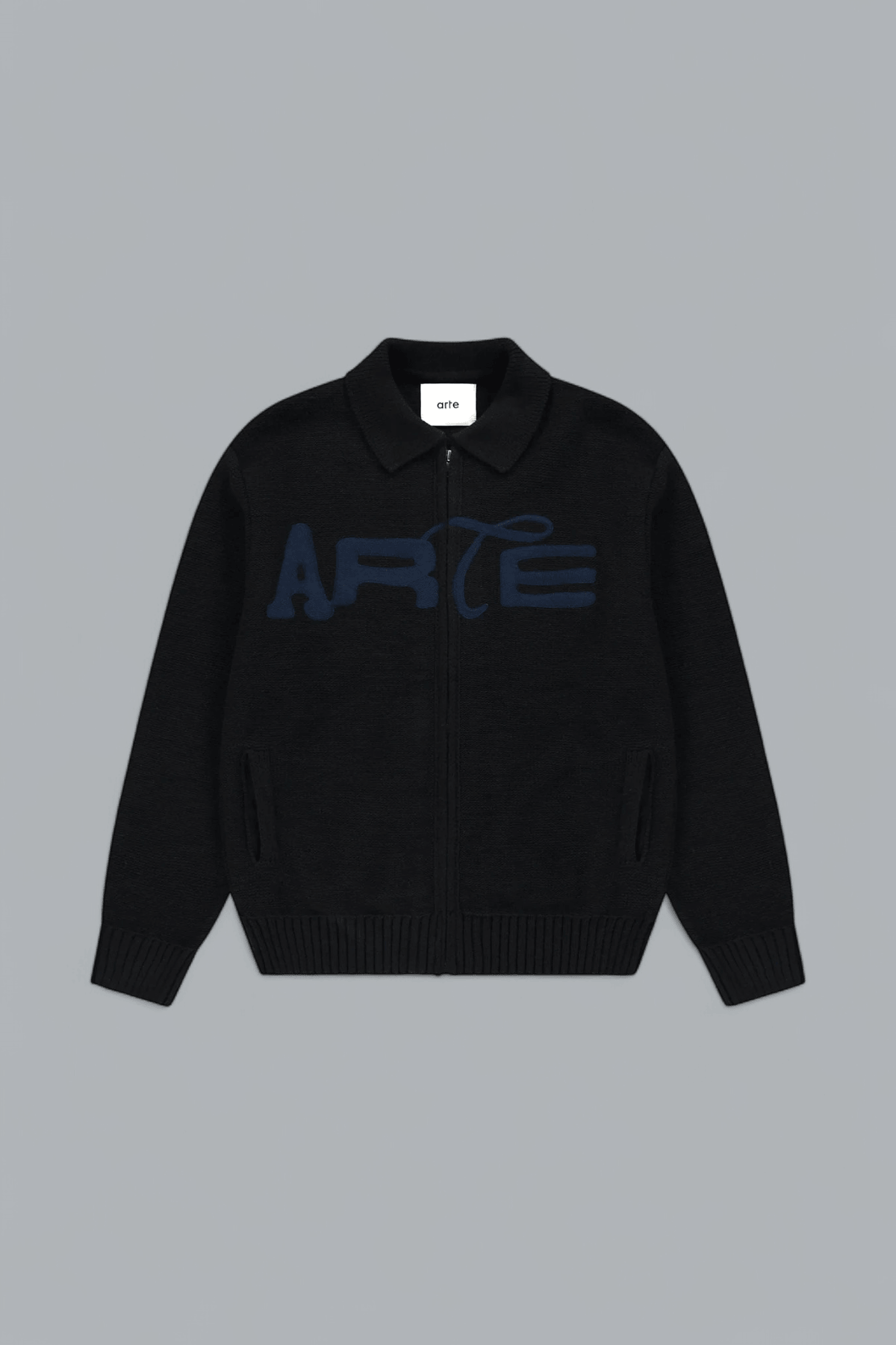 STENCIL ZIP CARDIGAN