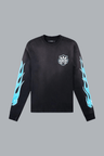 AMIRI EAGLE FLAMES LS TEE BLACK