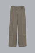 PANELLED UTILITY TROUSER SAGE MELANGE