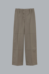 PANELLED UTILITY TROUSER SAGE MELANGE