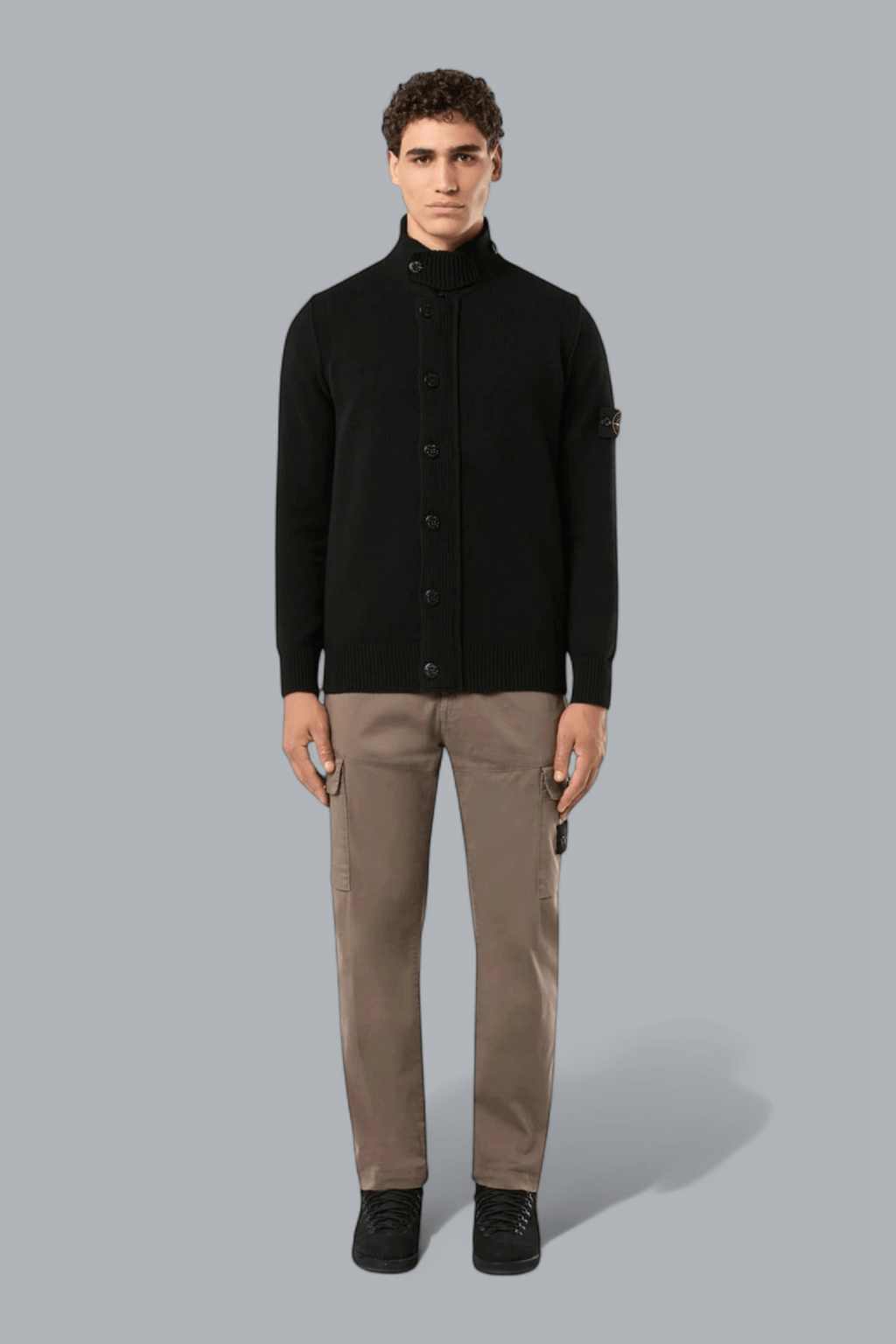 LAMBSWOOL BUTTON-UP CARDIGAN